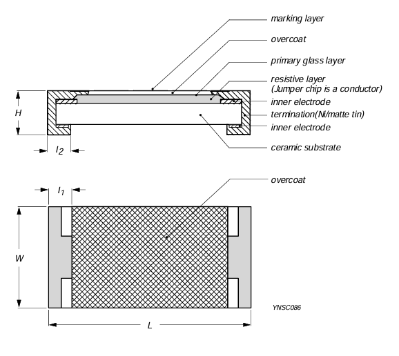 RC0603FR-071KL 1kΩ Chip Resistor 0603 Case 1% Tolerance 100ppm/°C TCR 1/10W Rating Thin Film Technology Halogen-Free RoHS Compliant for Precision