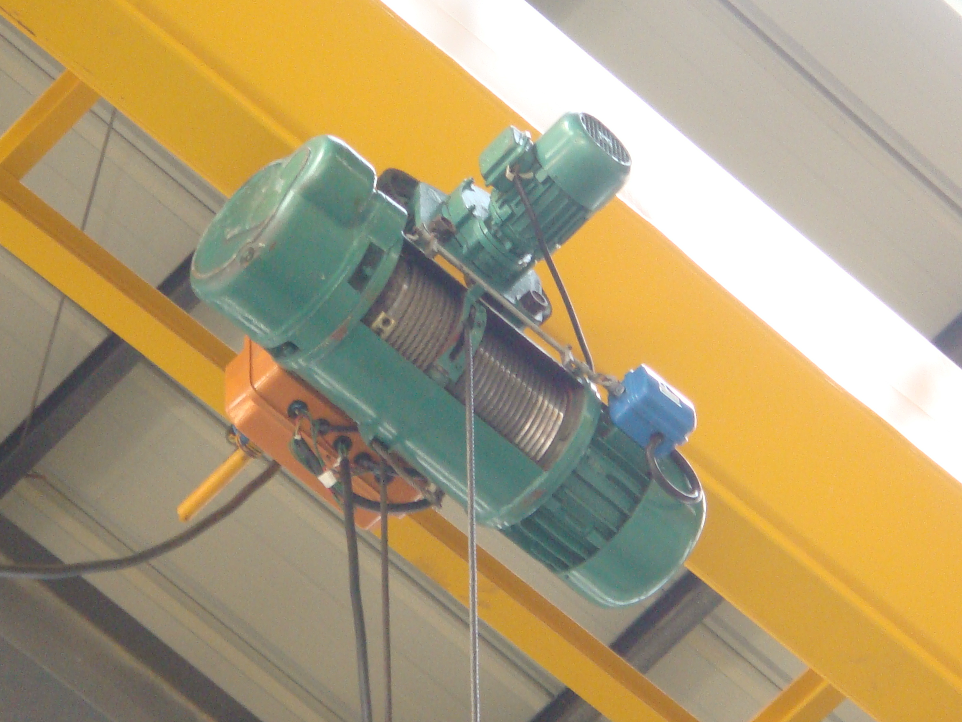 LDA 5m Single Girder Steel Plant Crane Overhead Bridge With Remote Control