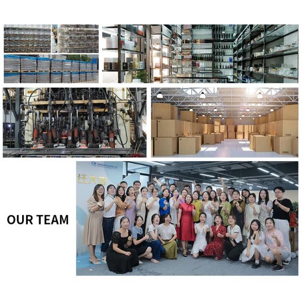 Custom Logo Transparent Food Storage Container Round Jam Food Grade Glass Jars With Mental Screw Lids for Food Packing