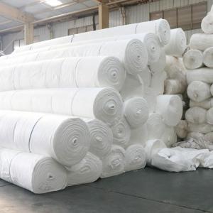 China PP / PET Short Fiber Nonwoven Geotextile Fabric For Highway Construction on sale