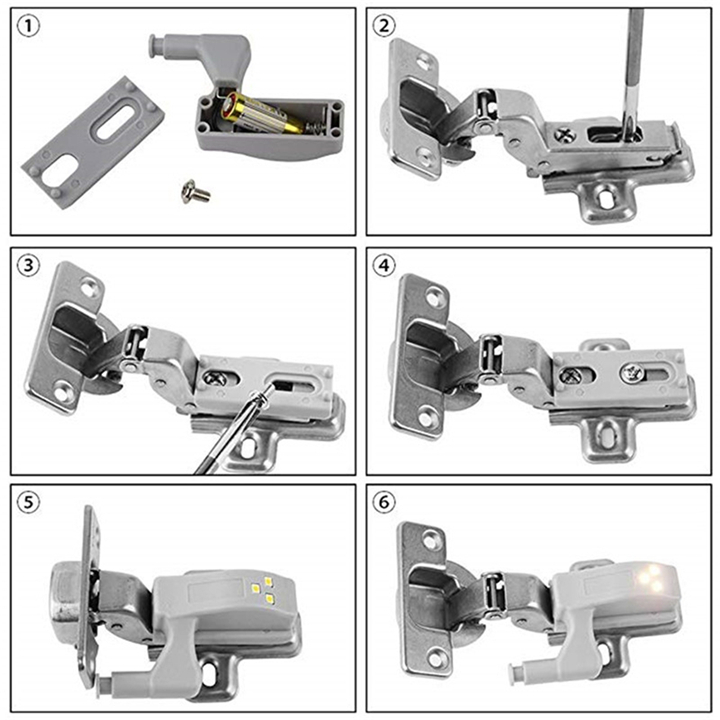 80CRI Cupboard Hinge Light Motion Sensor LED Light Smart White