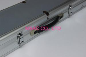 Quality ABS Aluminum snooker or pool cue cases silver color wholesale