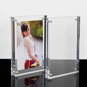 Quality High Clear Magnetic Custom Photo Frame Acrylic Material With Double Sided wholesale