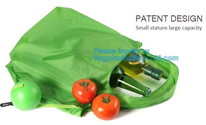 Reusable easy carry tote eco friendly foldable polyester folding shopping bag,Foldable Shopping Bag w/Zipper Closure and