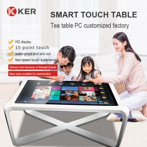 Coffee Multi Touch 55 Inch Signage Interactive Touch Table