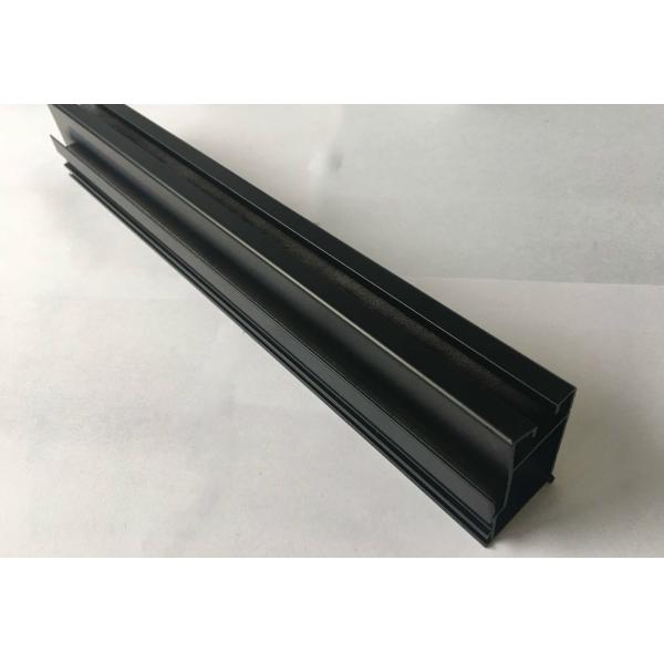 Oxidizing Matt Black Anodized Aluminum Profiles High - Temperature Resistance