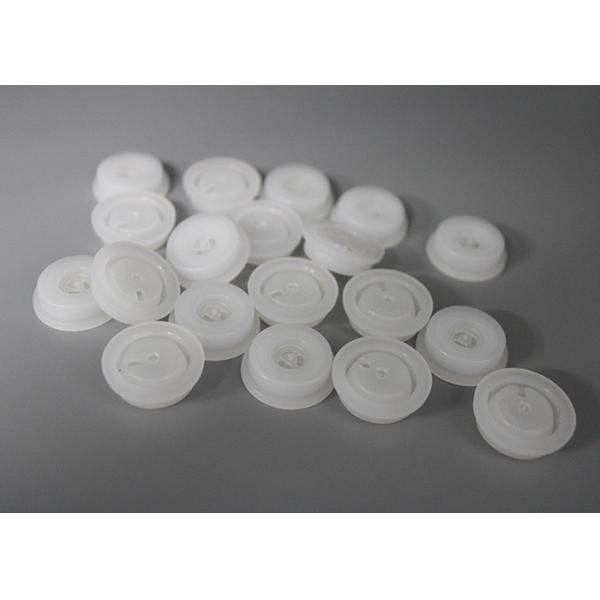 Small Plastic One Way Degassing Valve / Food Grade Silicone One Way Ventilation Valve
