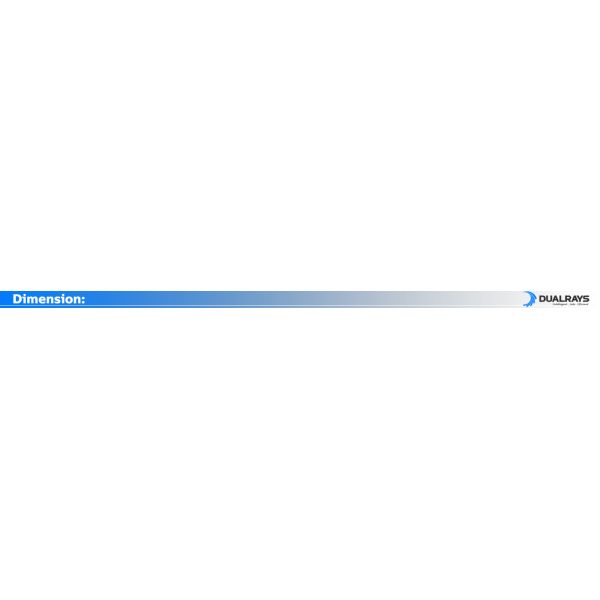 DUALRAYS D5 LED Moisture-proof Light with DIP Switchable Power/3CCT and wiring-through