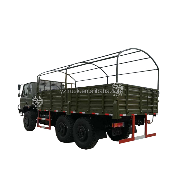 4500 1250mm Wheelbase AWD Truck Troop Carrier 6x6 Off Road Vehicle Manual Transmission