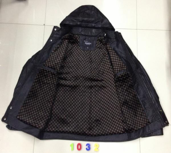 1032 Men's pu fashion jacket coat stock