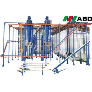 China Conveyorised Powder Coating Plant Surface Treatment Line on sale