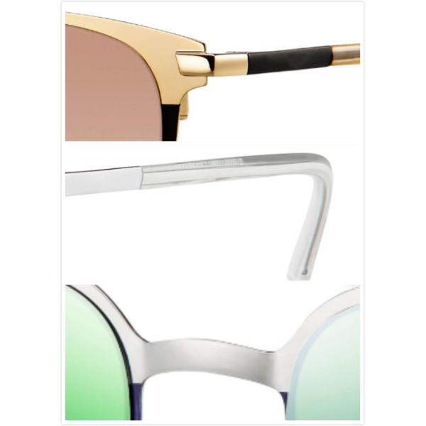 distribution of trendy sun wear for Men with revo coating in metal sunglasses