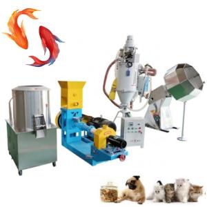 China Pet Fish Feed Production Equipment Energy-Efficient Floating Fish Feed Production Line feed extruder machine on sale