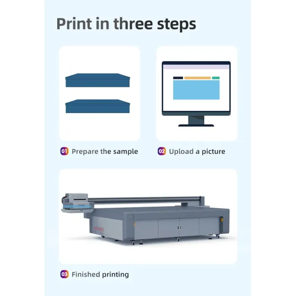 UV Printer 3220 High Precision Large Format Flatbed UV Printer with Camera