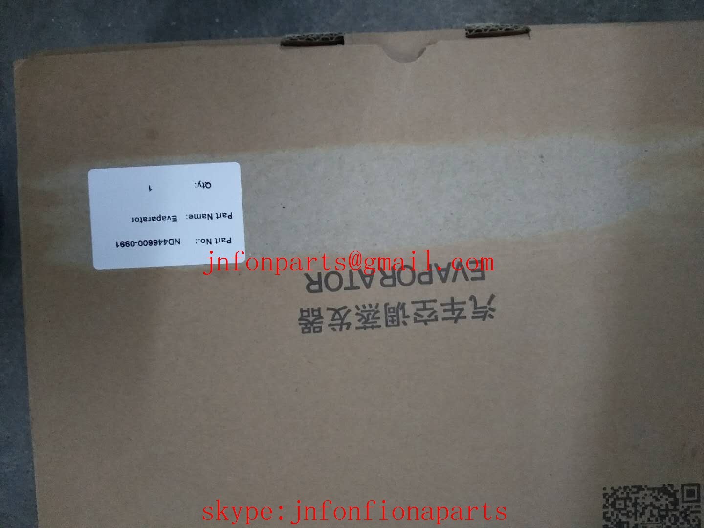 komatsu excavator PC300-8 Cab, Air Conditioner Unit Evaporator Assembly . ND446600-0991