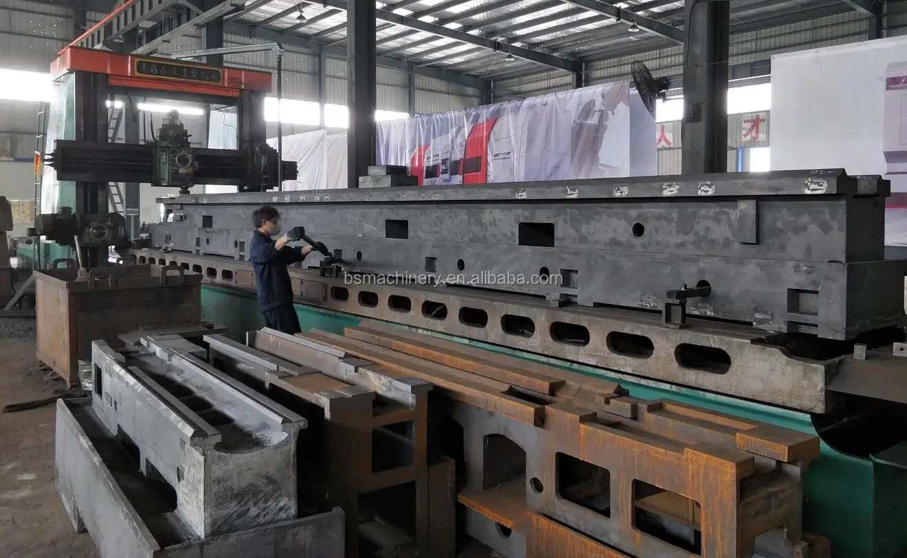 CK61125 Flat Bed Cnc Lathe Horizontal Automatic Turning Machine