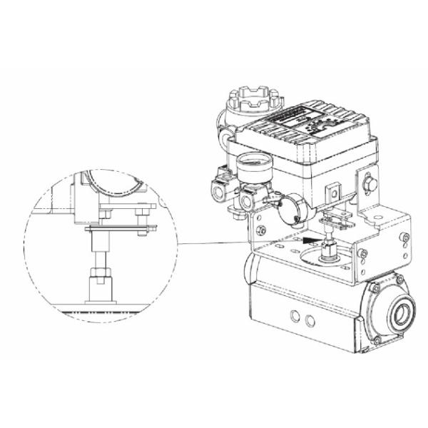 Electric Small Compressed Pneumatic Air Actuator , Spring Return Pneumatic Actuator
