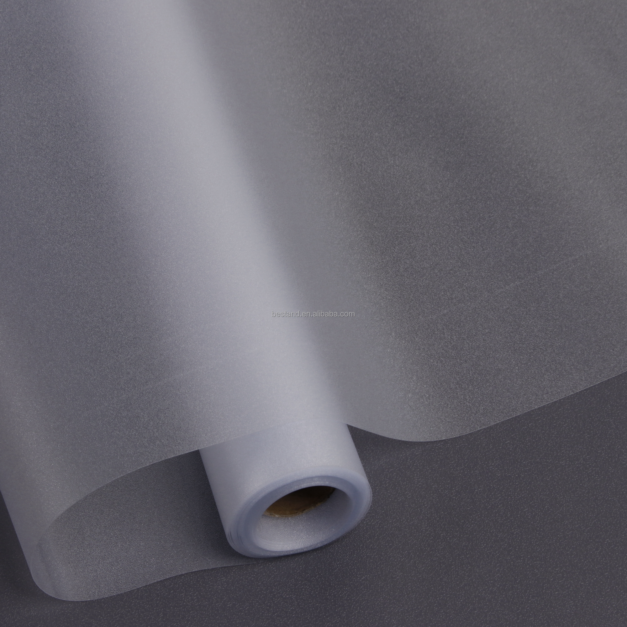60cm Width Size White Stained Frosted Glass Film for Window Decoration and Privacy Protection