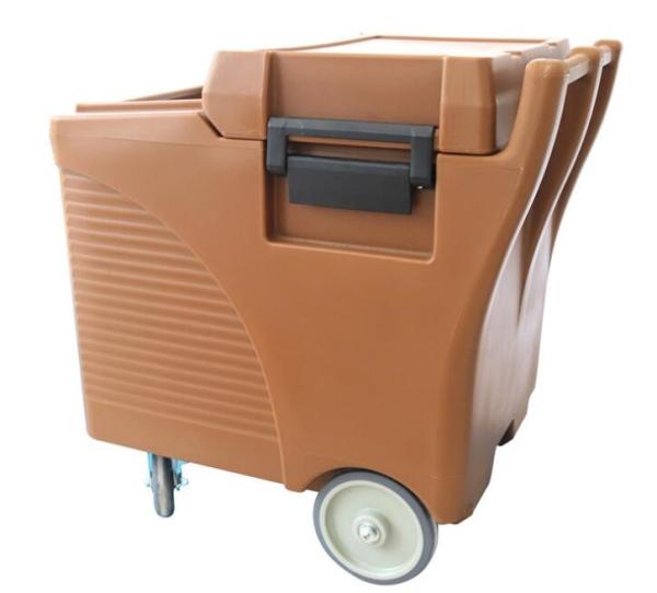 Cheap Hotel Mobile Insulated Ice Caddy With Sliding Cover for sale