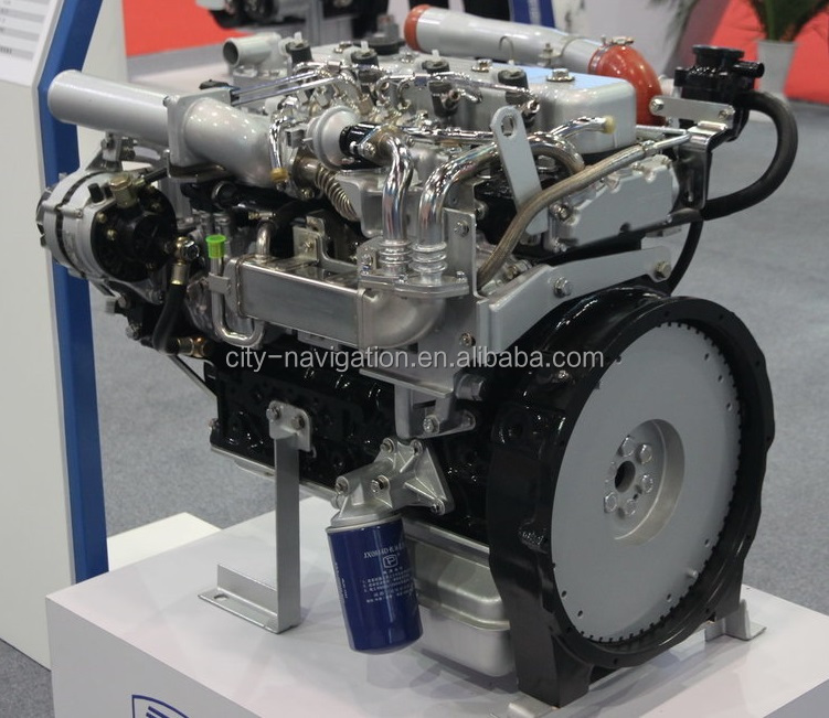 3.8L Engine Displacement Yunnei YN38 National 4 Cylinder Heads Diesel Engine
