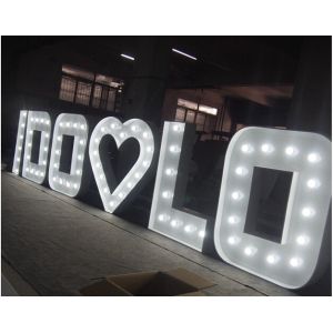 Quality Facelit puch hole sign letter wholesale