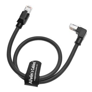 Alvin's Cables Cat6 Shielded RJ45 Cable 49.2ft Down Angle for PLC Robotics