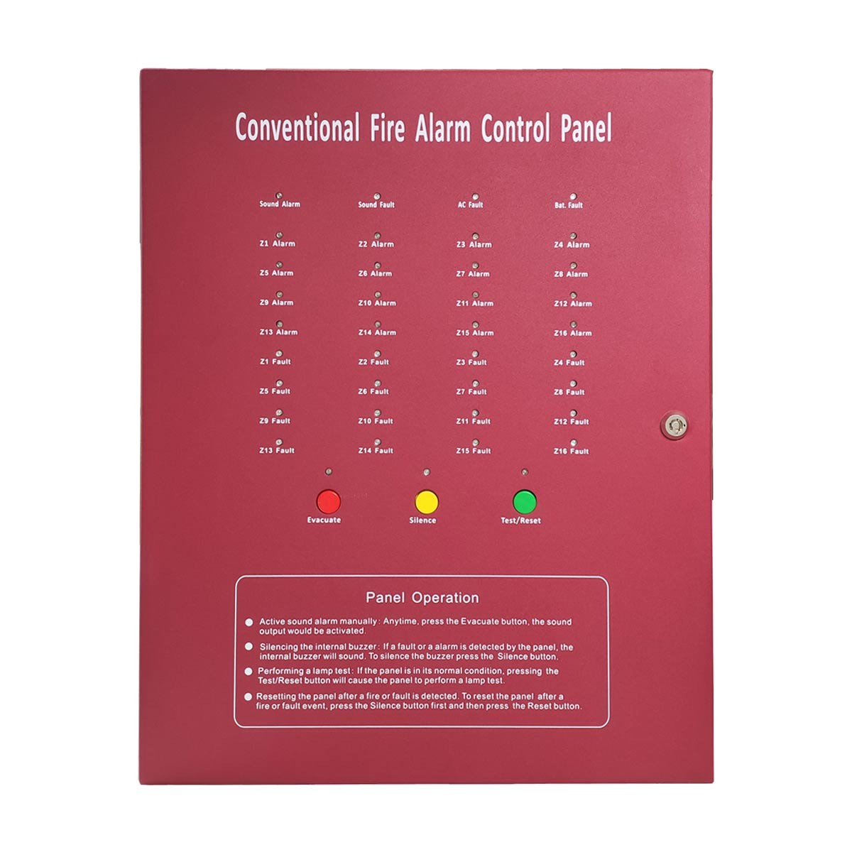 16-Zone Conventional Fire Alarm Panel XHA1016 with AC220V Power for Reliable Fire Safety Systems