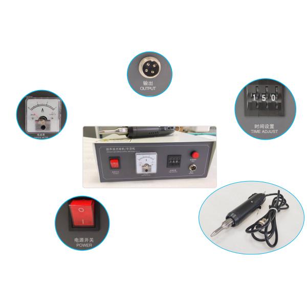 Portable Handheld Ultrasonic Spot Welder Fabric Plastic Positioning 35kHz