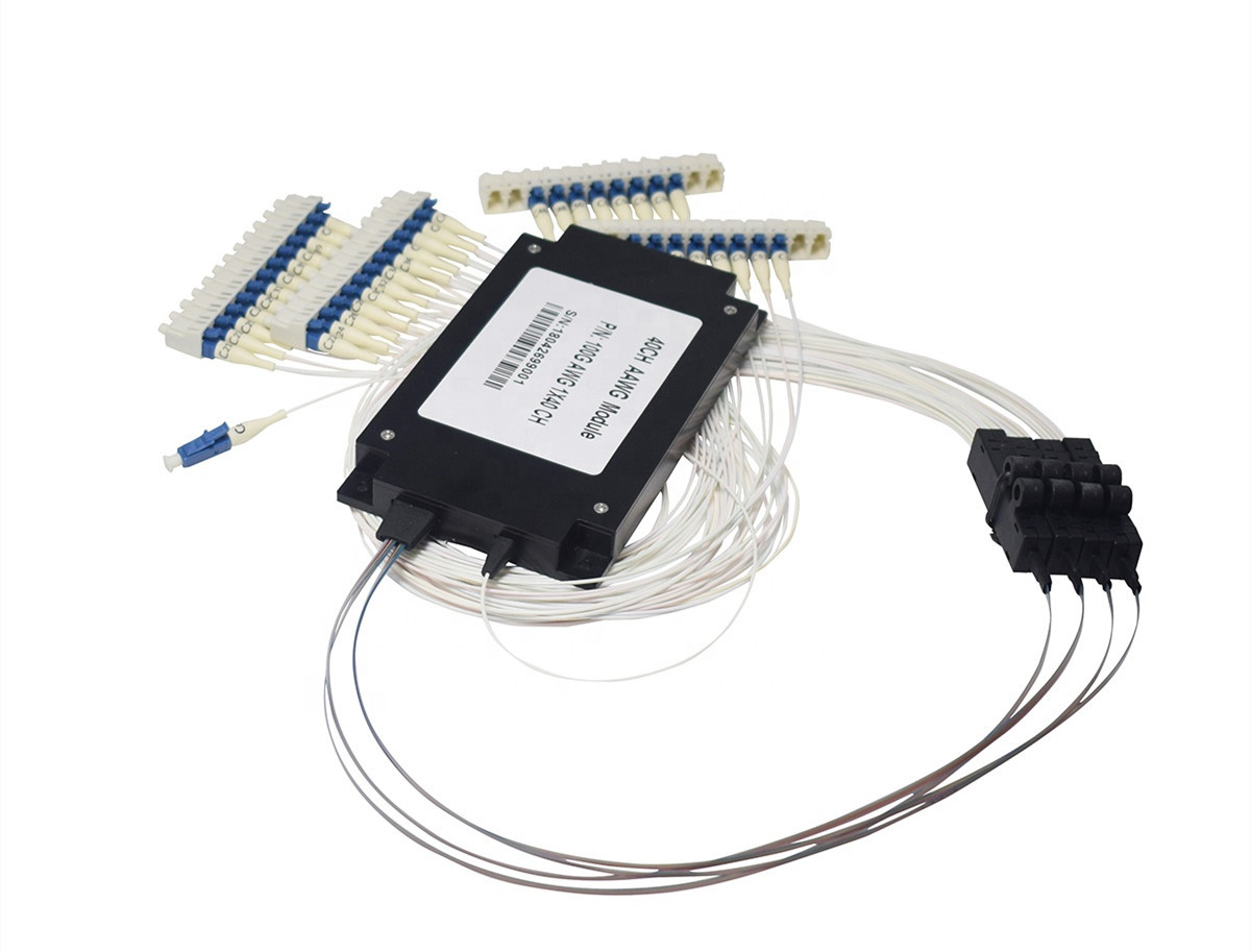 Compact Size Wavelength Division Multiplexer 100GHZ Athermal AWG DWDM Module