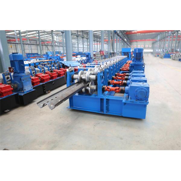 Gearbox W Shaped Highway Guardrail Forming Machine 380V For Road​