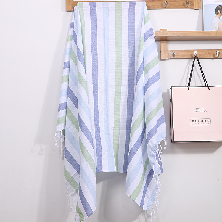 Rectangle Cotton Towel Nature Organic Custom Sand Free Turkish 100% Cotton Microfiber