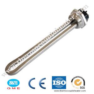 Quality 1 Inch NPT Flange Immersion Tubular Heater For Solar Water Heater wholesale