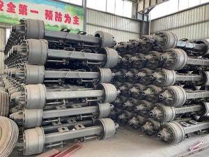 China 16Tons Trailer Axle 16000kg FUWA Trailer Spare Parts Customized on sale