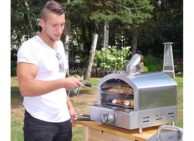 12000BTU/3.5kW Household Pizza Ovens for Camping Stainless Steel Direct Portable Pizza Stove