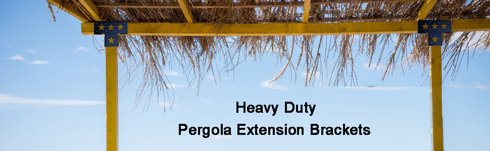 ISO9001 Rohs CE 16949 Certified Iron Pergola Brackets for Wooden Beams Durability