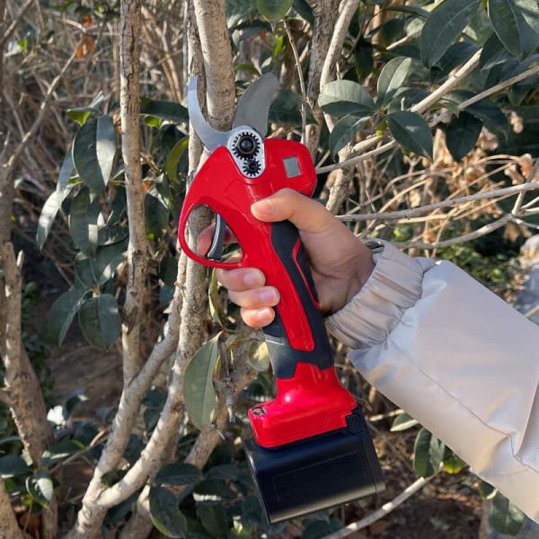 Garden Electric Pruning Shears Powered Telescopic Gardening Tree Pruners With