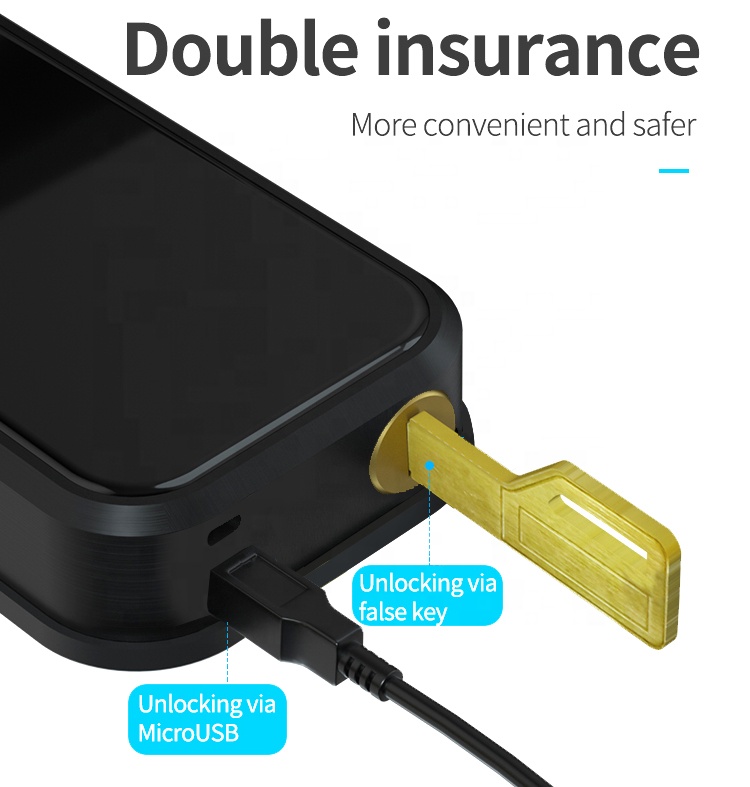 Ttlock Tuya App 35mm Smart Electronic Lock Wifi Password