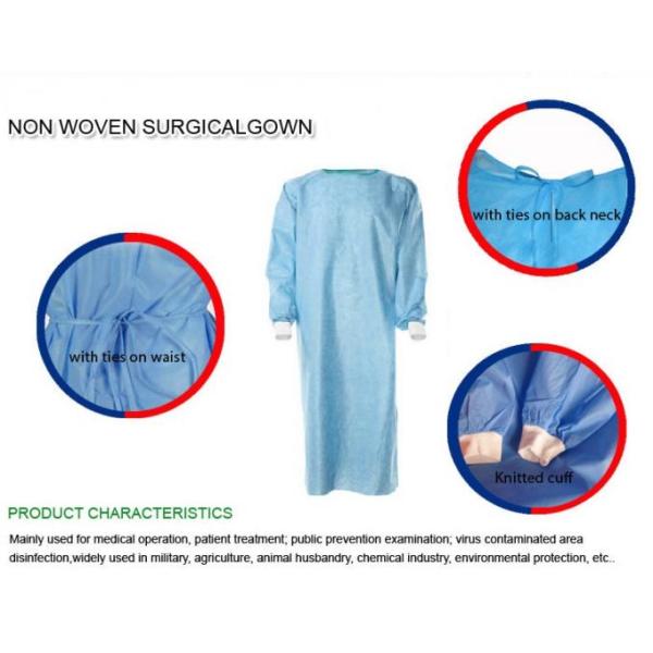 Disposable Surgical gowns--SMS-Non Woven -Colorful-Customized-FDA-CE-Approved
