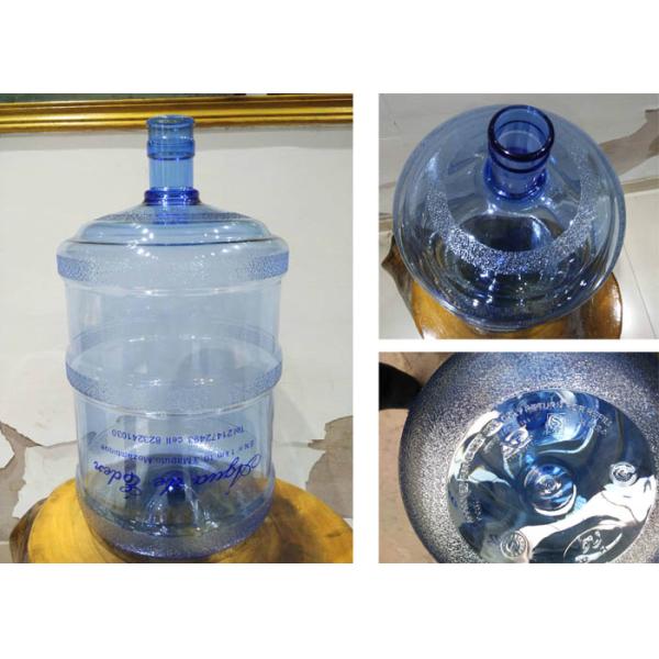 No Handle 5 Gallon PC Bottle For 5 Gallon Bottled Water Round Body Founded