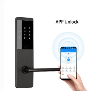 China Zinc Apartment Smart Door Lock FCC Smart Door Lock App on sale
