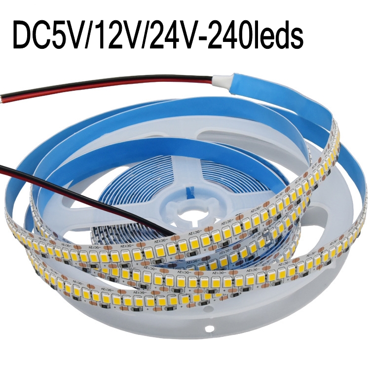 12V 24V SMD2835 Self Adhesive LED Strip Led Cool White Tape Lights