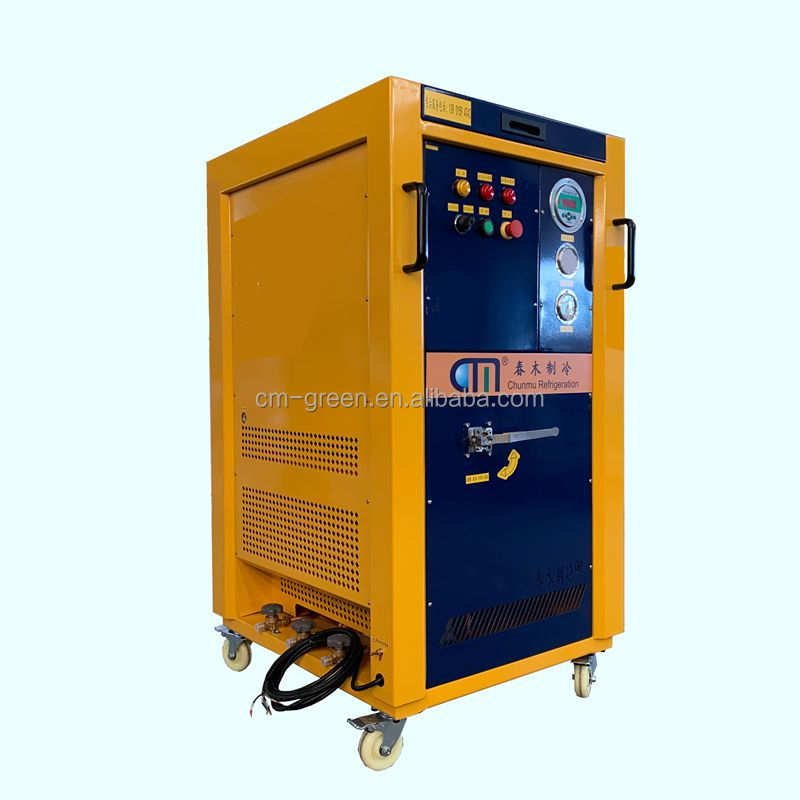 Factory Direct Sale Price CM-V400 ATEX Oil Free Refrigerant Recovery System AC Recovery Recharge Gas Charging Machine