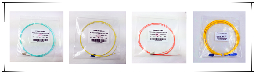 FC ST SC 12 Core G657A1 Fiber Optic Pigtail Bundle Pigtail Fiber