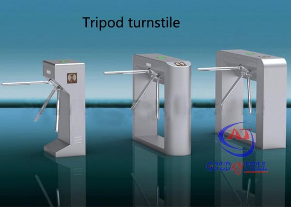 Access Control Tripod Turnstile Gate , pedestrian security gates Semi -