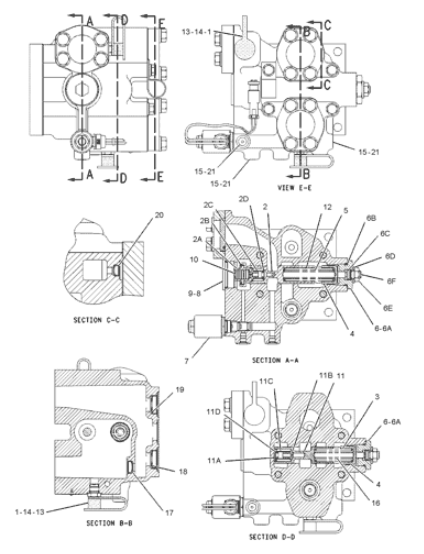 198-4607 1984607 Solenoid Valve Fit Tractor D10R D5M D5N D6M D6N D6R D6R II D7R