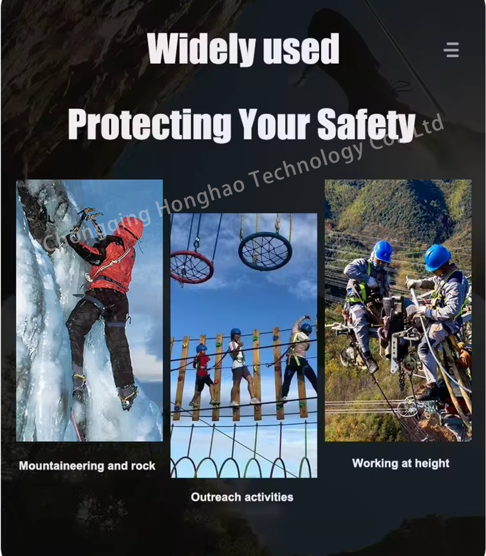 Outdoor Protection Tool Aluminum Alloy Safety Ring with Electrolytic Treatment Finish