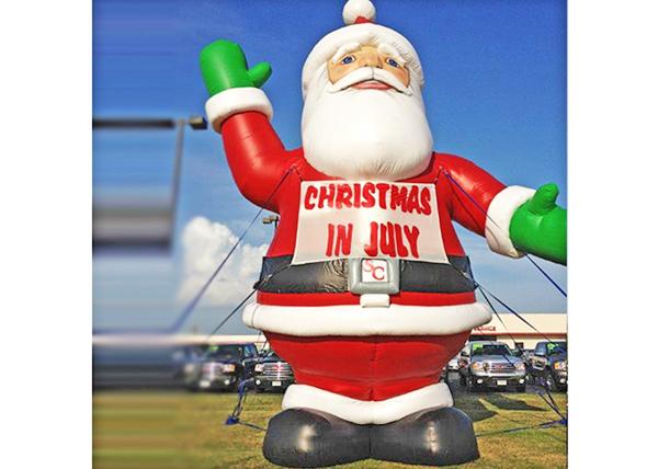 Giant Inflatable Santa Claus , Christmas Festival Use Inflatable Cartoon