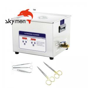 Quality Digital Timer Heater Medical Ultrasonic Cleaner Dental Instruments Sterilizing 10L 240W wholesale