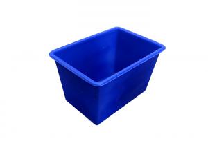 China 150 L Poly Box Truck Handling Cart Plastic Tub For Recycling Trash Truck on sale