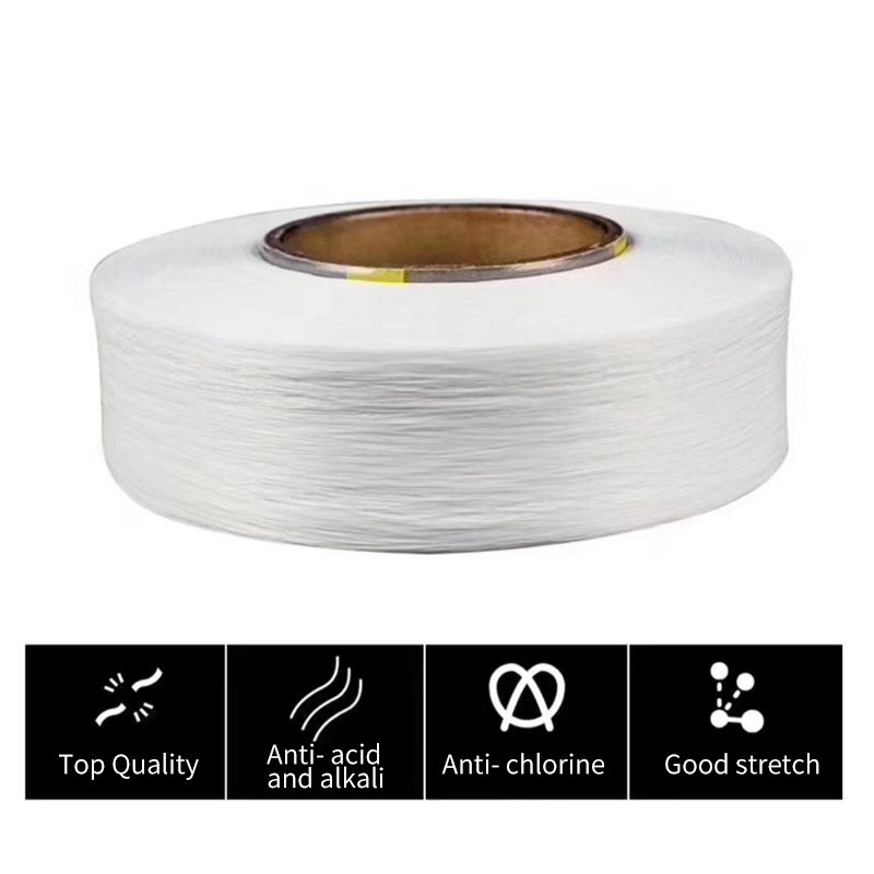 China Factory Nylon 3mm Round White Elastic Ear Loop Black Elastic Hair Band